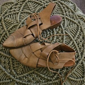 Free People Leather Flats 40 / 10